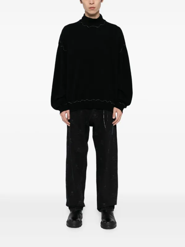 Mastermind Japan Monogram Jeans | Black | FARFETCH