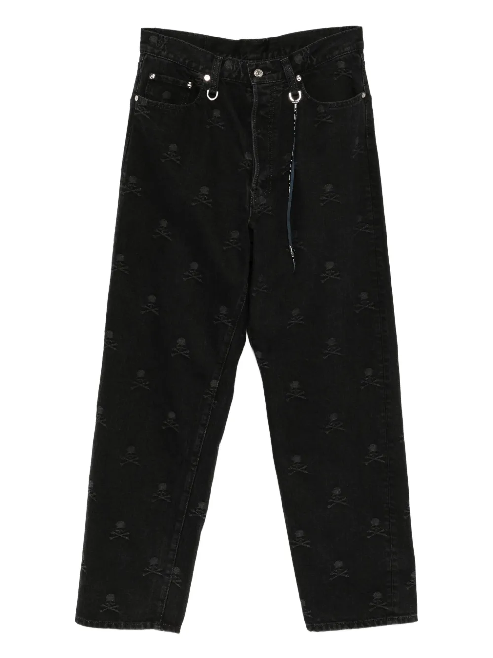 Mastermind Japan monogram jeans | Black | Image 1