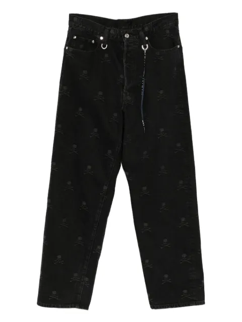 Mastermind Japan джинсы с монограммой