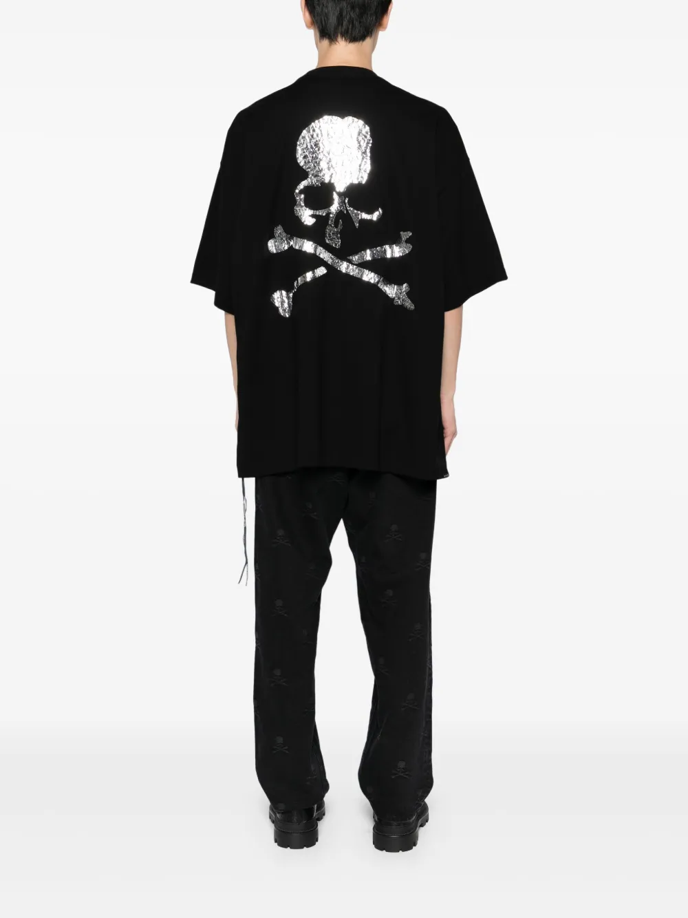 Mastermind World T-shirt met logoprint Zwart