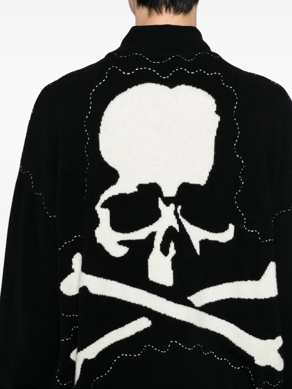 Mastermind Japan Trui verfraaid met logo Zwart