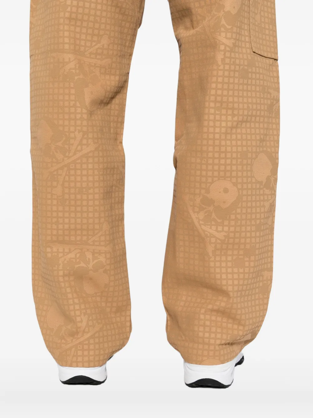 Mastermind Japan X Dickies Graphic-print Trousers In Brown