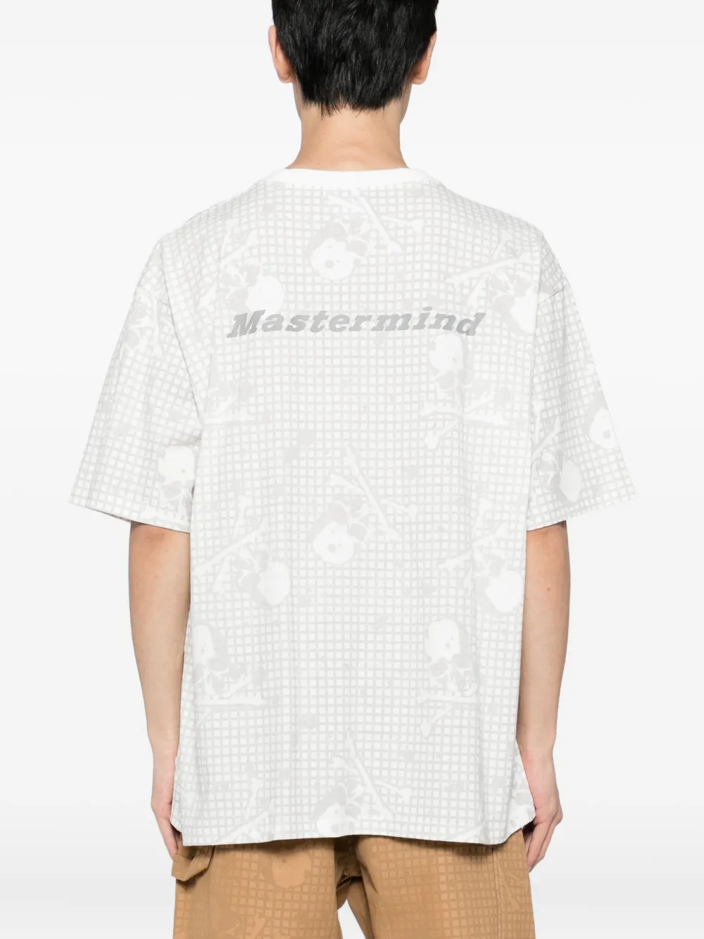 Mastermind Japan x Dickies T-shirt met logoprint Wit