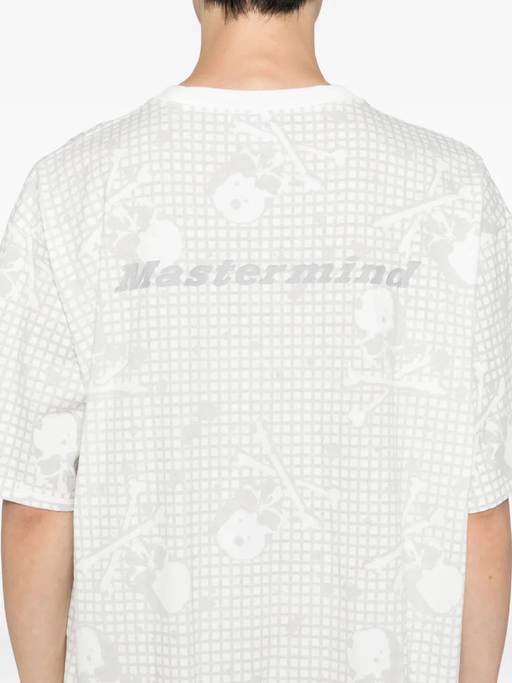 Mastermind Japan x Dickies T-shirt met logoprint Wit