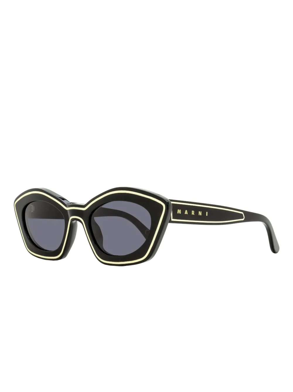 Marni Eyewear Kea Island cat-eye frame sunglasses - Zwart