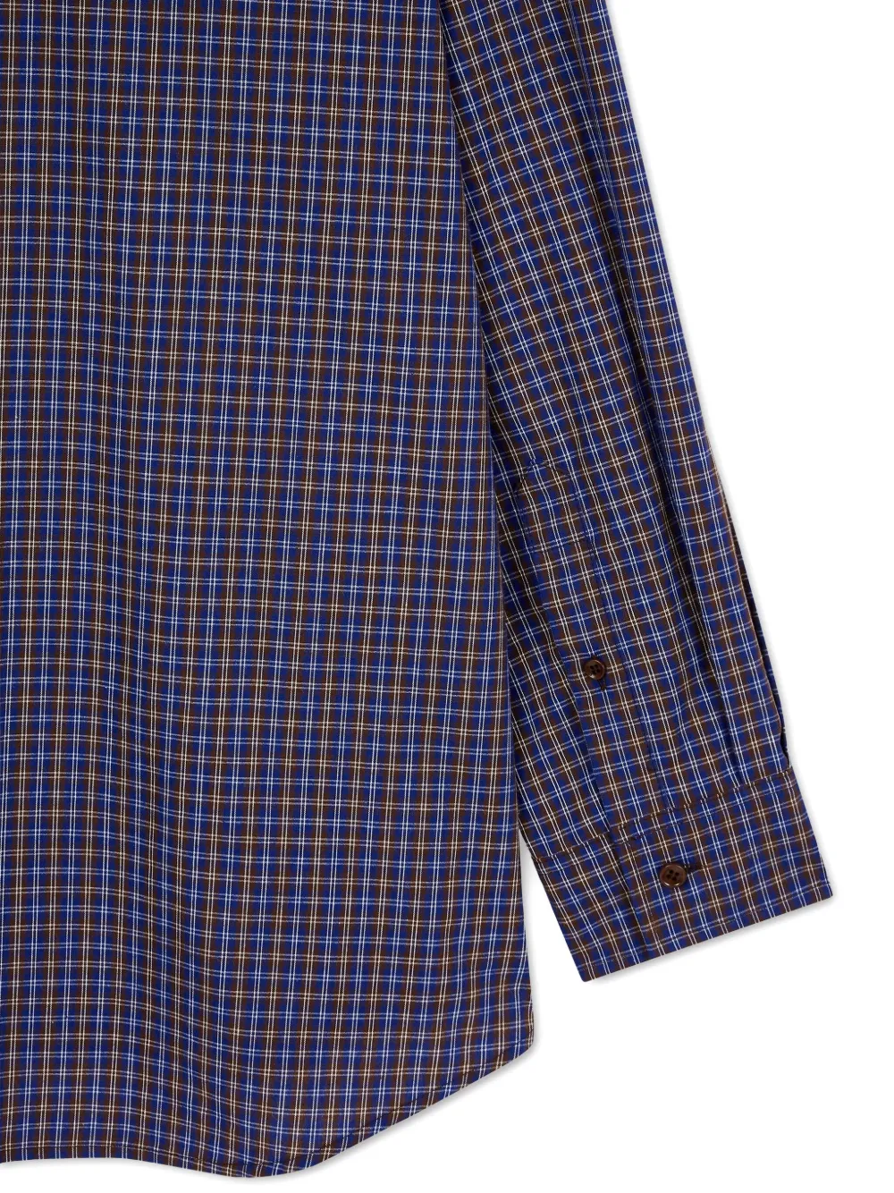 STUDIO TOMBOY Geruit shirt met zak Blauw