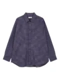 STUDIO TOMBOY checked pocket shirt - Blue