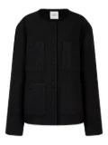 STUDIO TOMBOY pocket tweed jacket - Black
