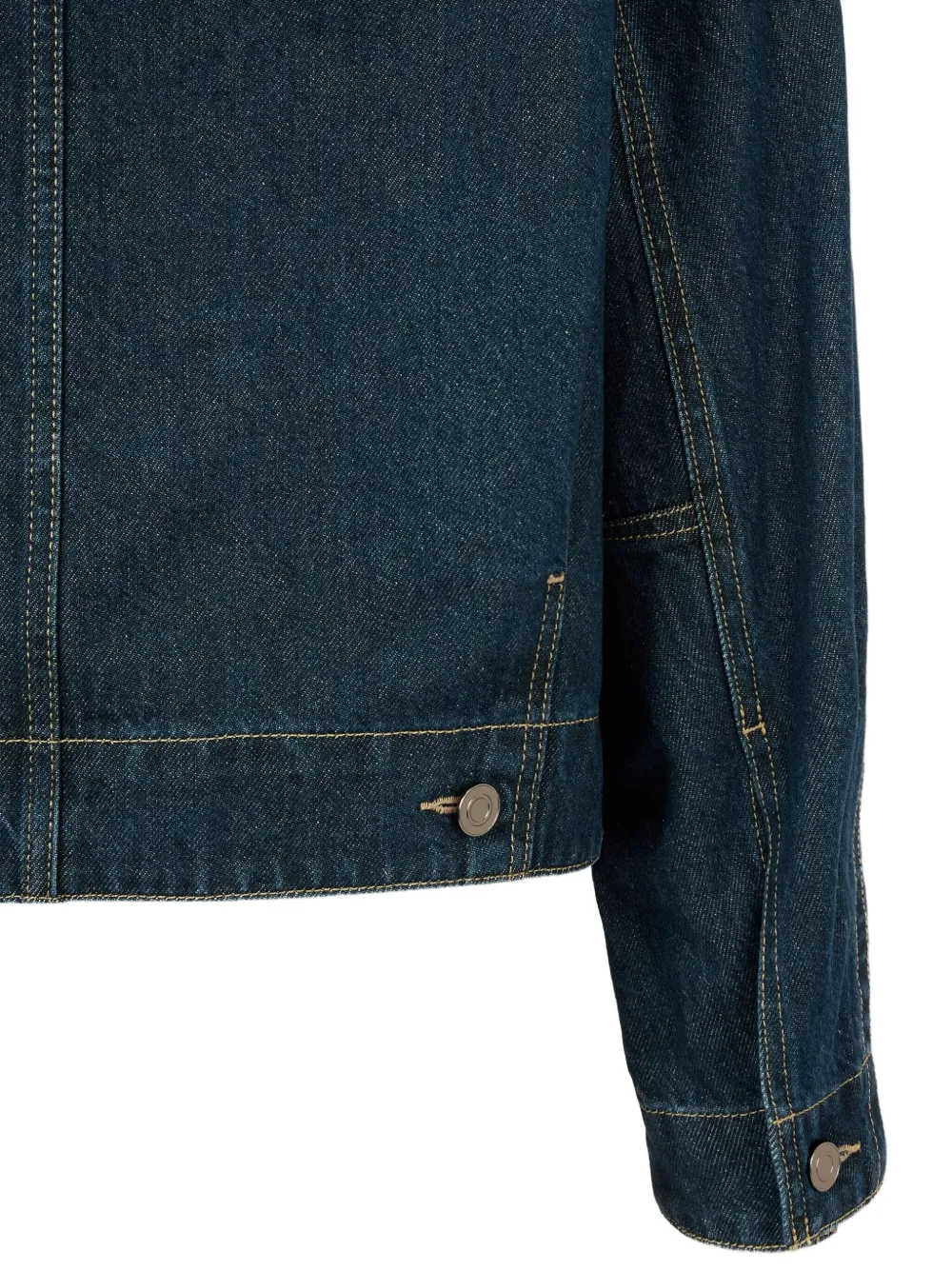 TOMBOY Denim jack met stiksel Blauw