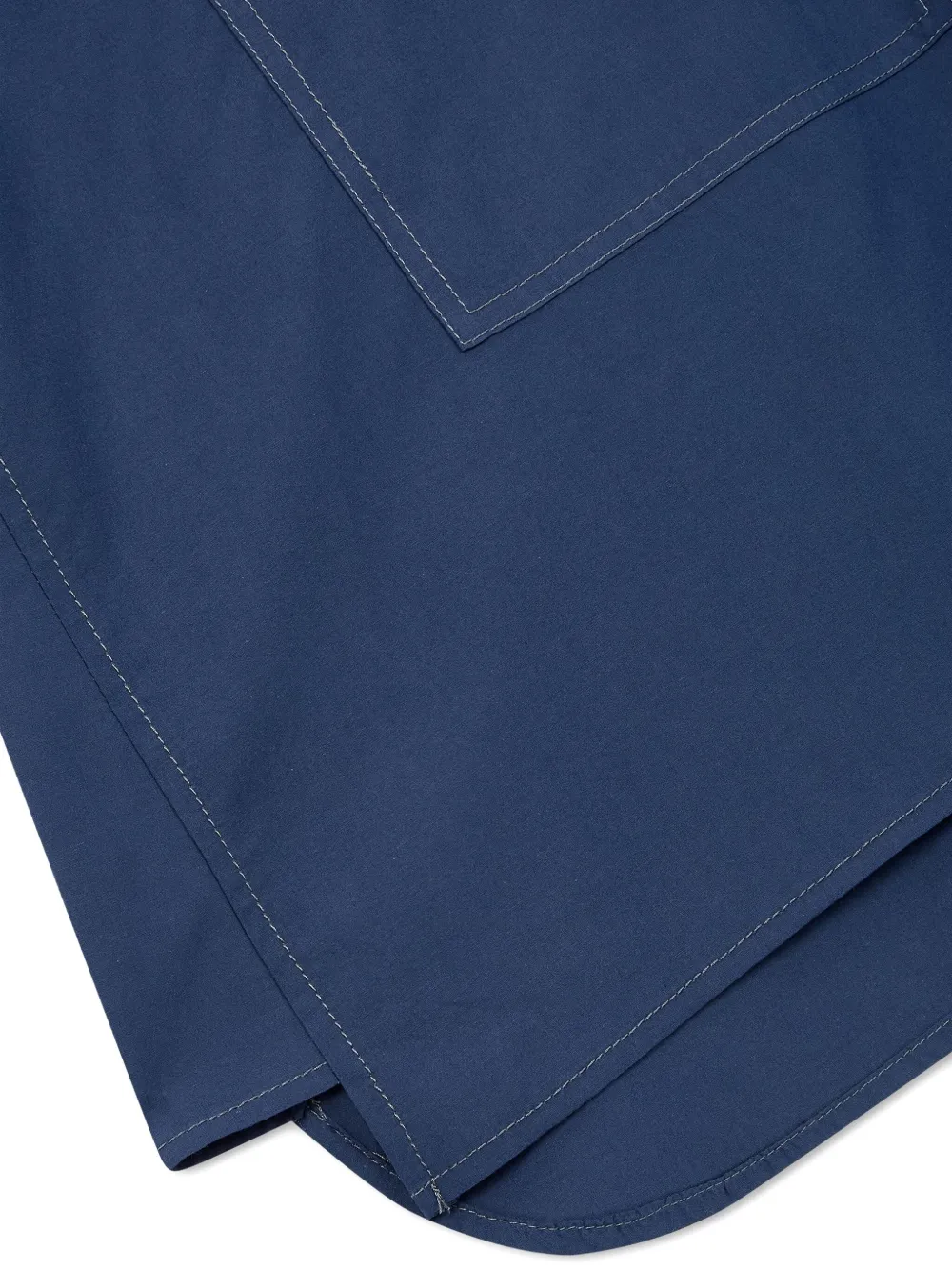 STUDIO TOMBOY Blouse met opgestikt detail en zak Blauw