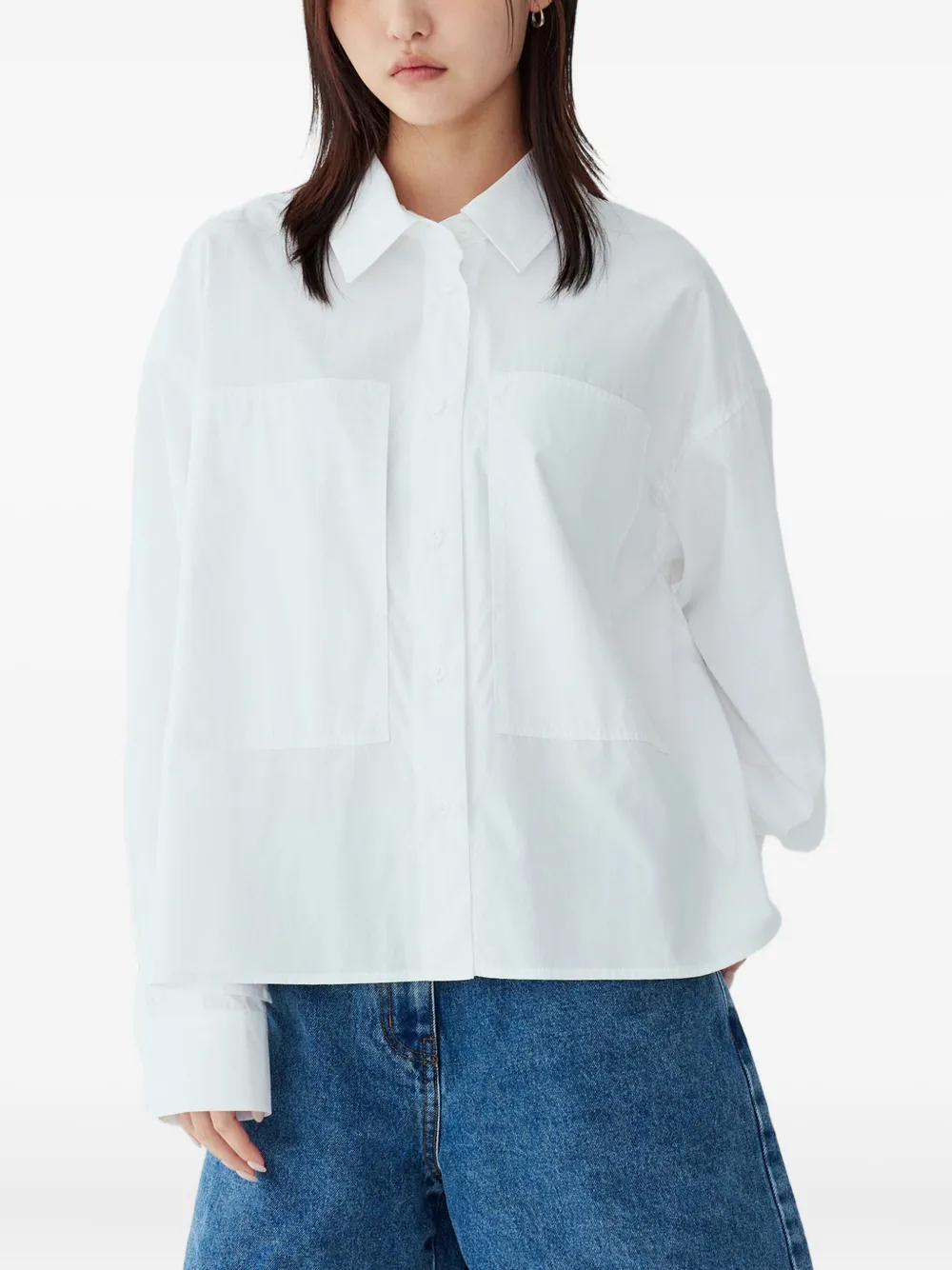 STUDIO TOMBOY blouse met lange mouwen Wit