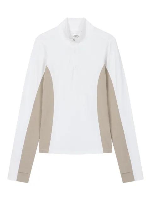 STUDIO TOMBOY sudadera con medio cierre y paneles