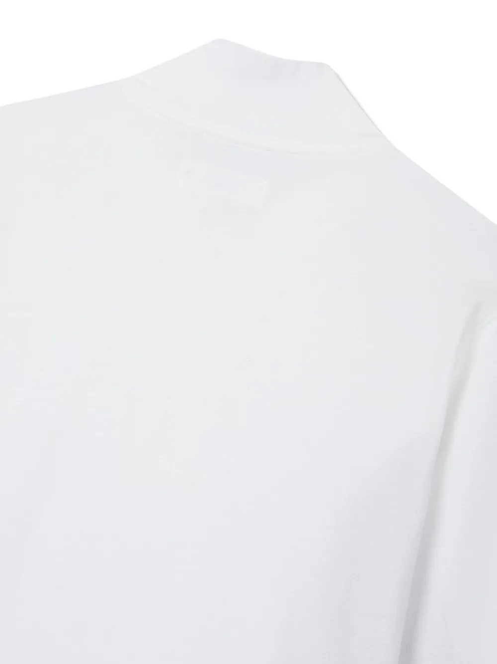 STUDIO TOMBOY Sweater met halve rits en vlakken Wit