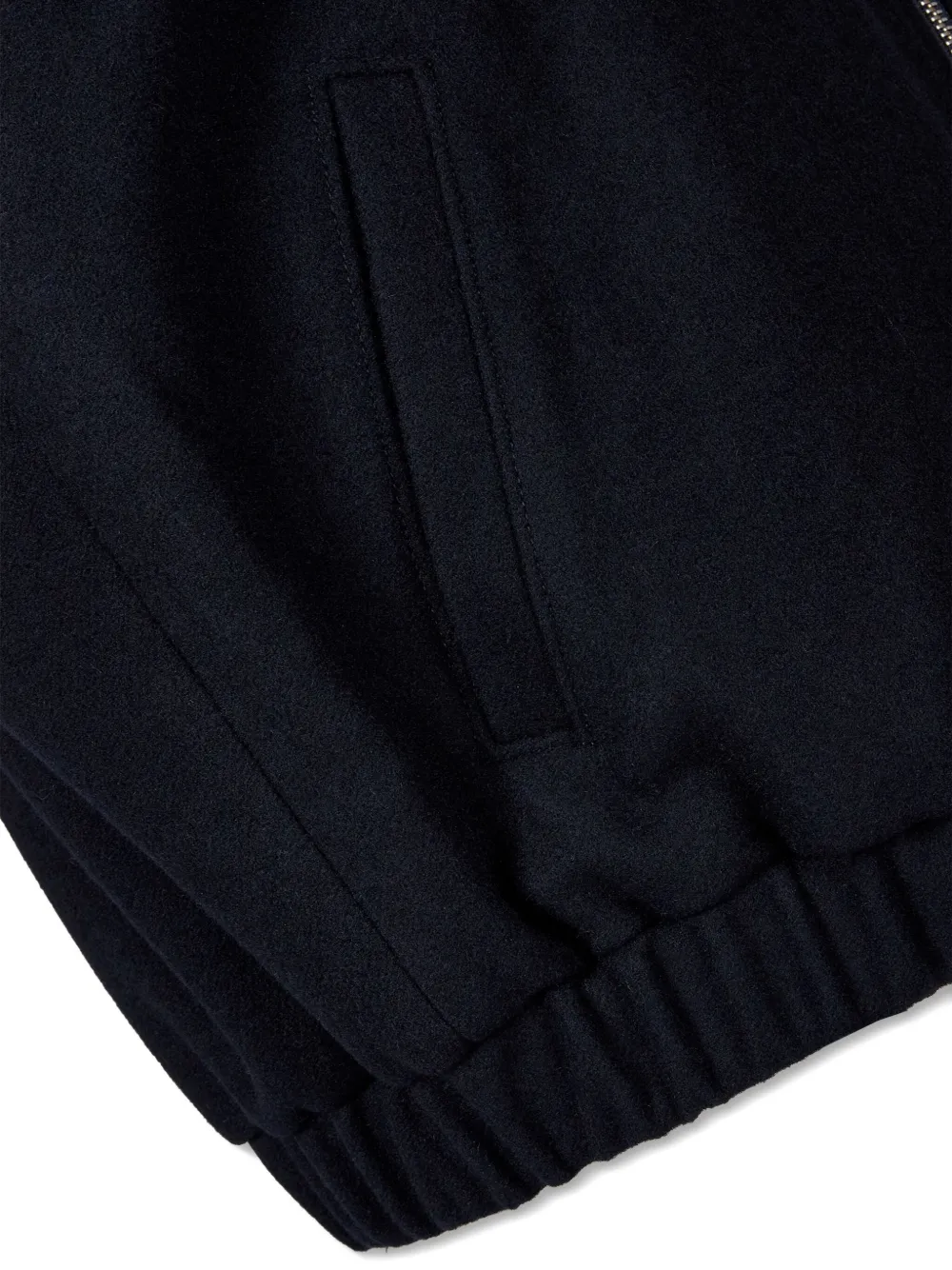 Studio Tomboy Chest-pocket Zip-up Jacket In Blue