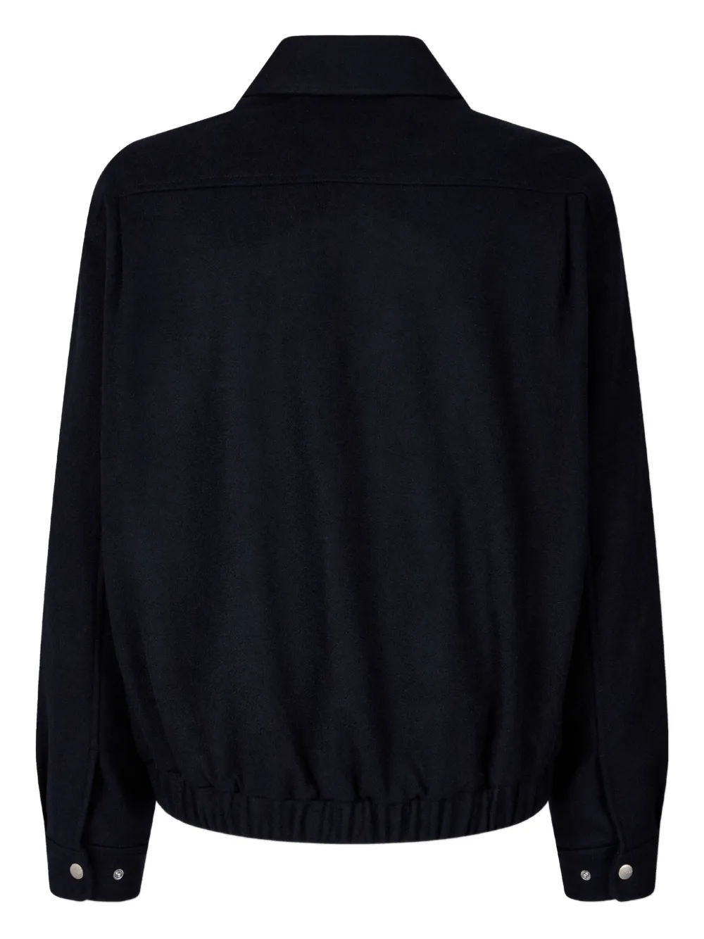 Studio Tomboy Chest-pocket Zip-up Jacket In Blue