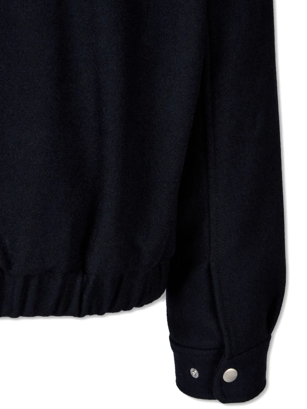 Studio Tomboy Chest-pocket Zip-up Jacket In Blue