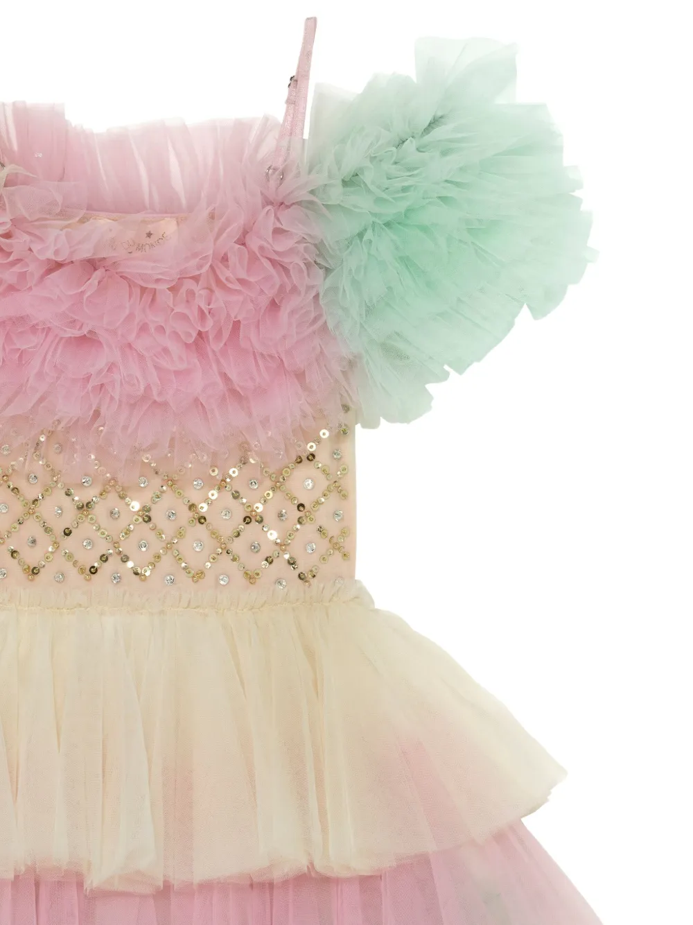 Tutu Du Monde Sequin-embellished Tulle Dress In Neutral