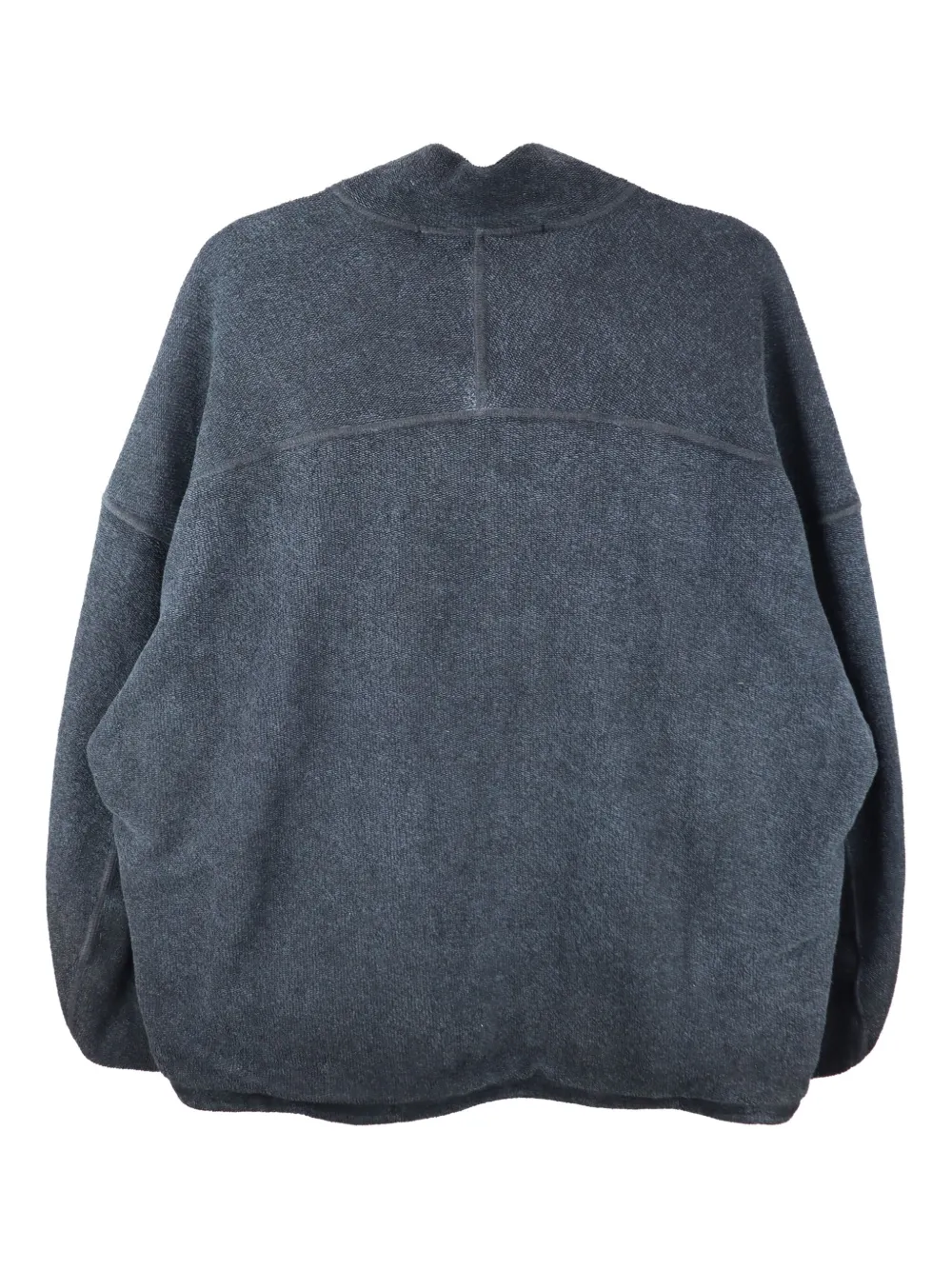 Alexander Wang Sweater met trechterhals en halve rits Blauw