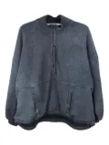 Alexander Wang funnel-neck half-zip sweatshirt - Blue