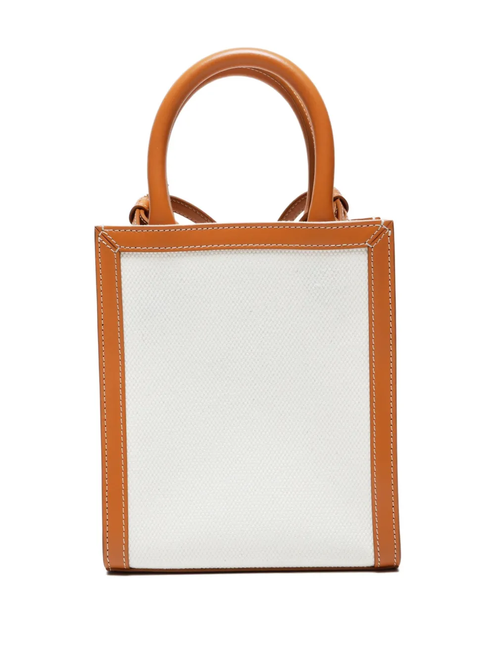 Pre-owned Celine 2015-2024 Mini Vertical Cabas Shoulder Bag In Brown