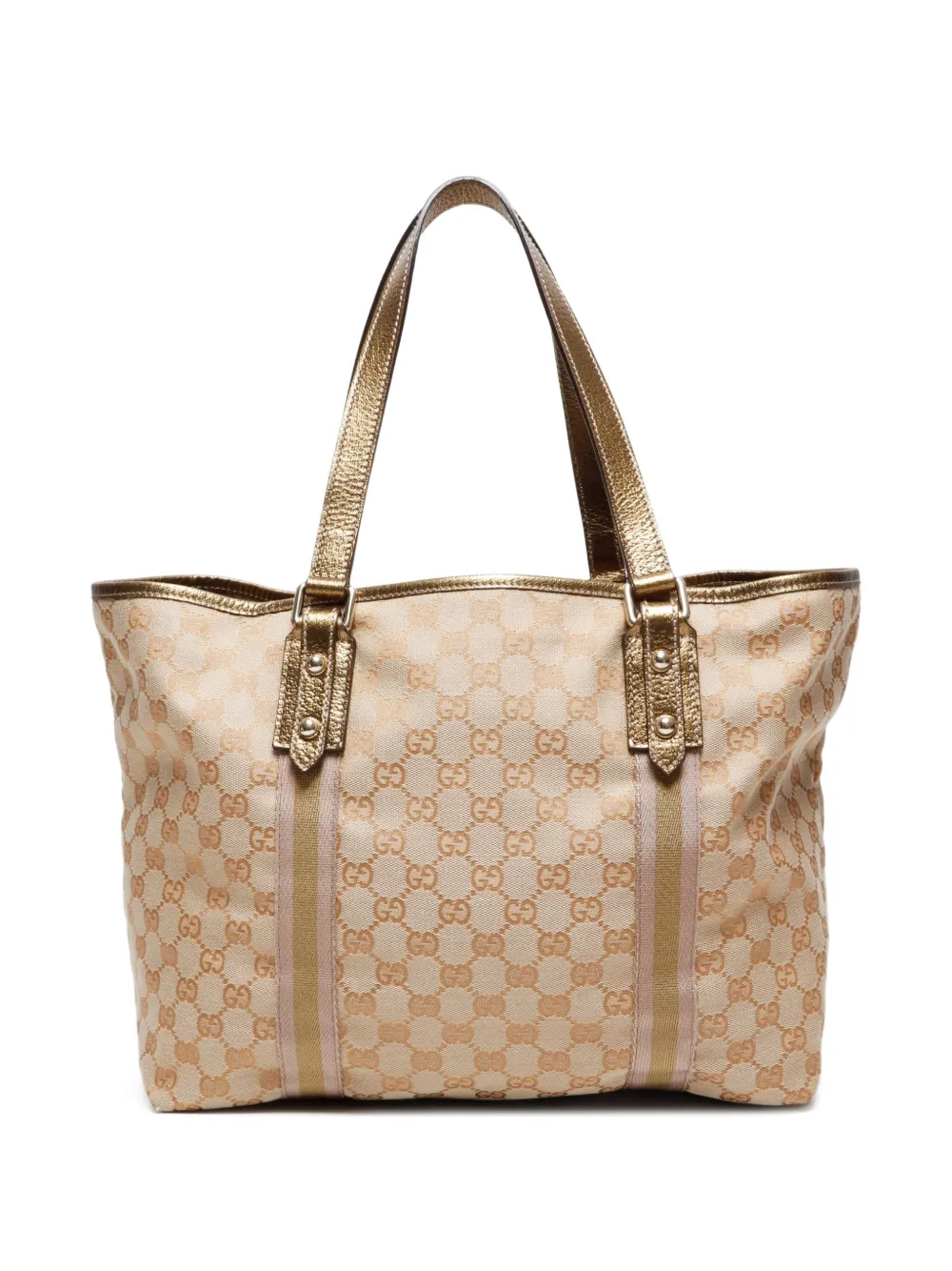 Gucci Pre-Owned 2000-2015 GGパターン ハンドバッグ - ニュートラル Gucci Pre-Owned 2000-2015 GGパターン ハンドバッグ - ニュートラル