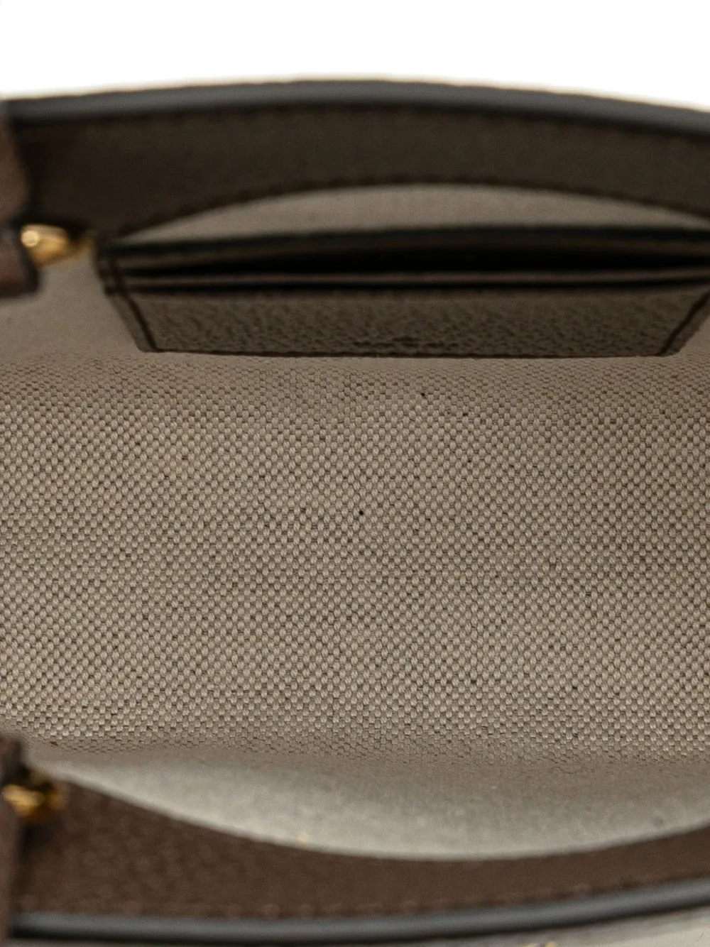 Pre-owned Gucci 2016-2025 Mini Gg Supreme Ophidia Web Satchel In Brown