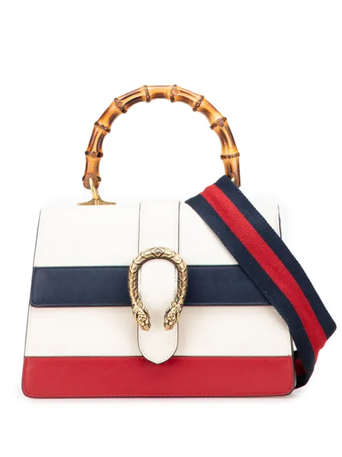 Gucci Pre-Owned 2016-2025 Medium Leather Bamboo Dionysus Web satchel