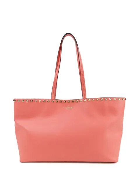 Valentino Garavani Pre-Owned 2018-2025 Leather Rockstud tote bag