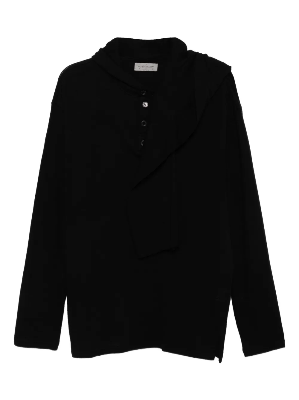 Yohji Yamamoto long-sleeved t-shirt | Black | Image 1