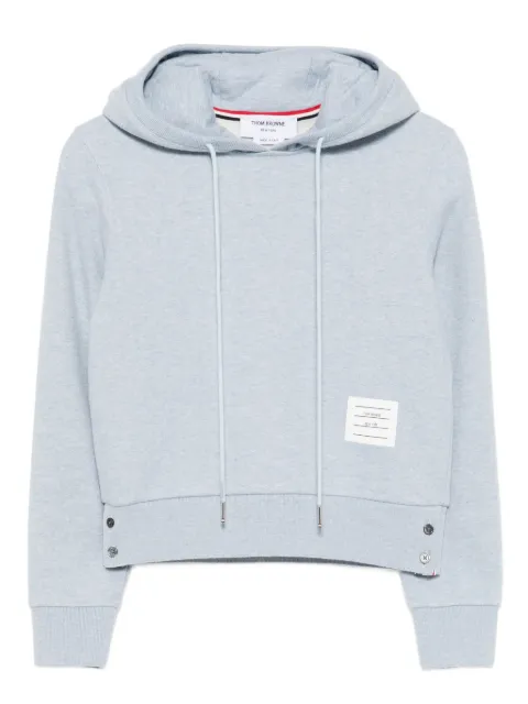 Thom Browne logo-patched hoodie
