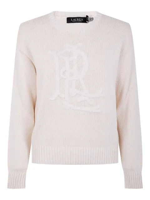 Lauren Ralph Lauren logo-embroidered cotton sweater