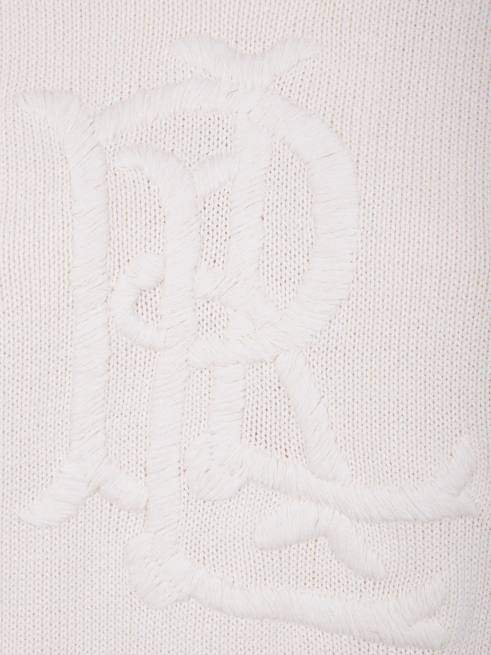 Lauren Ralph Lauren Katoenen sweater met geborduurd logo Wit