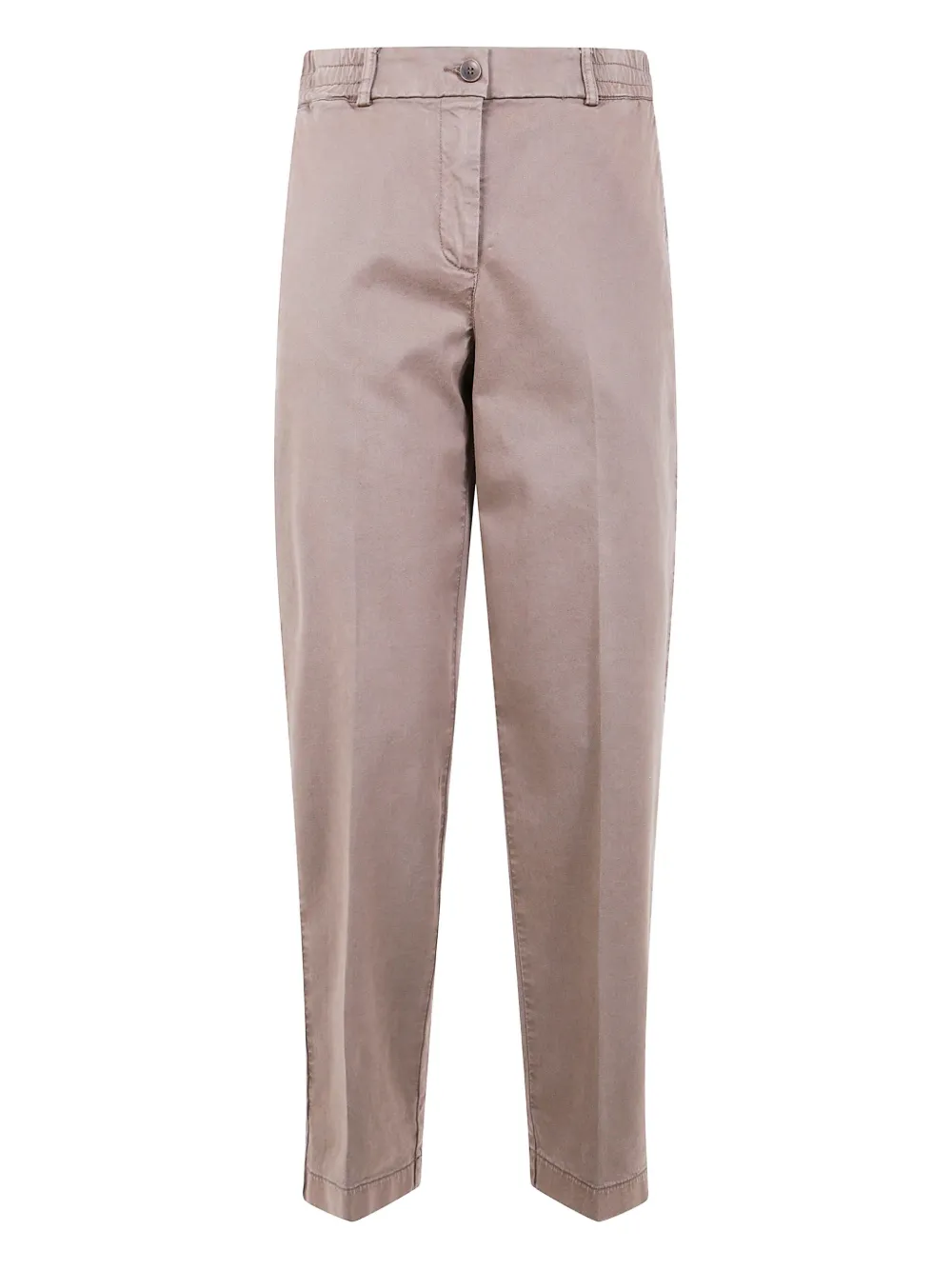 Seventy elastic-waistband cotton trousers | Neutrals | Image 1