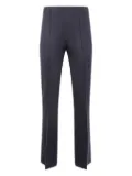 Seventy centre-seam cotton trousers - Black