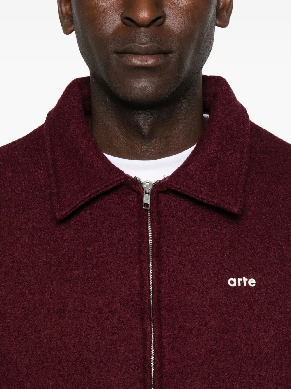 Arte Antwerp Logo-detail Jacket In Red