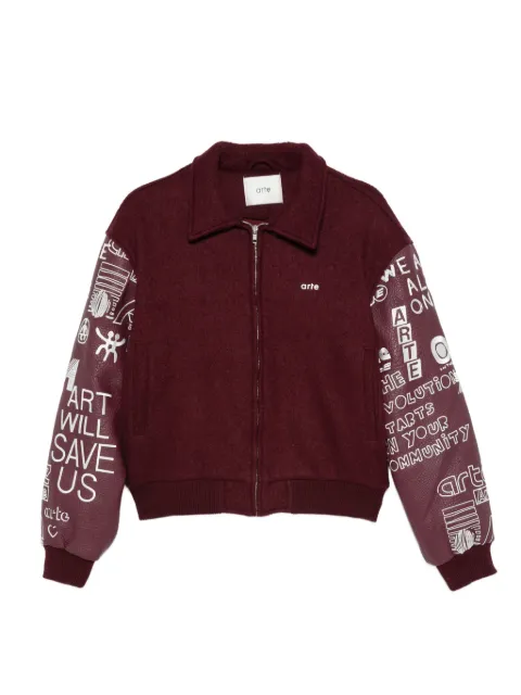 Arte Antwerp logo-detail jacket