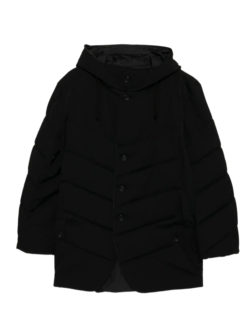 Yohji Yamamoto Puffer Jacket In Black