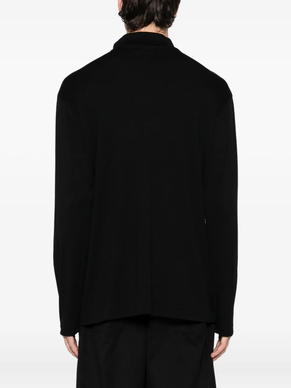 Yohji Yamamoto Wool Top In Black