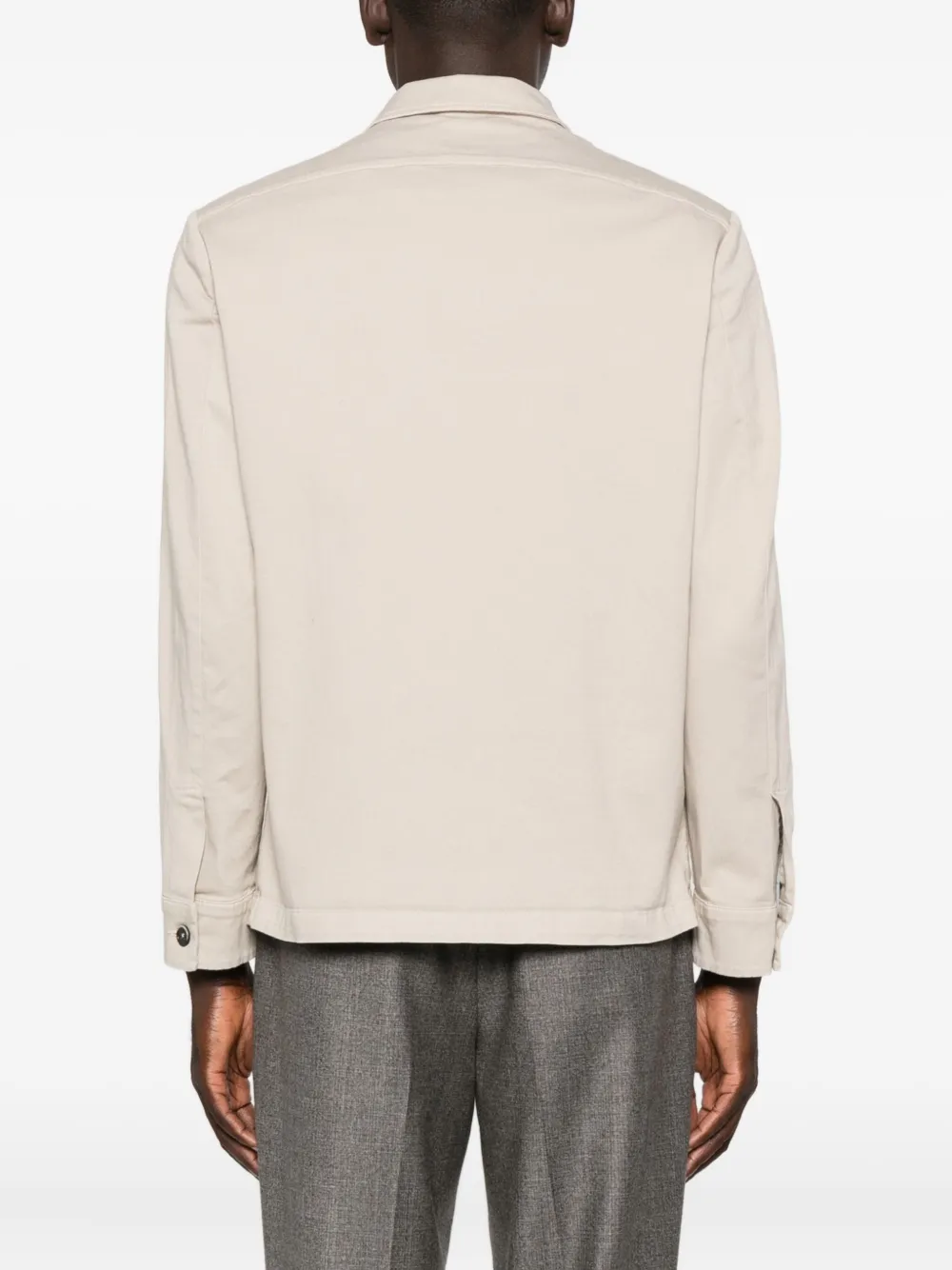 Barena Jack met opgestikte zak Beige