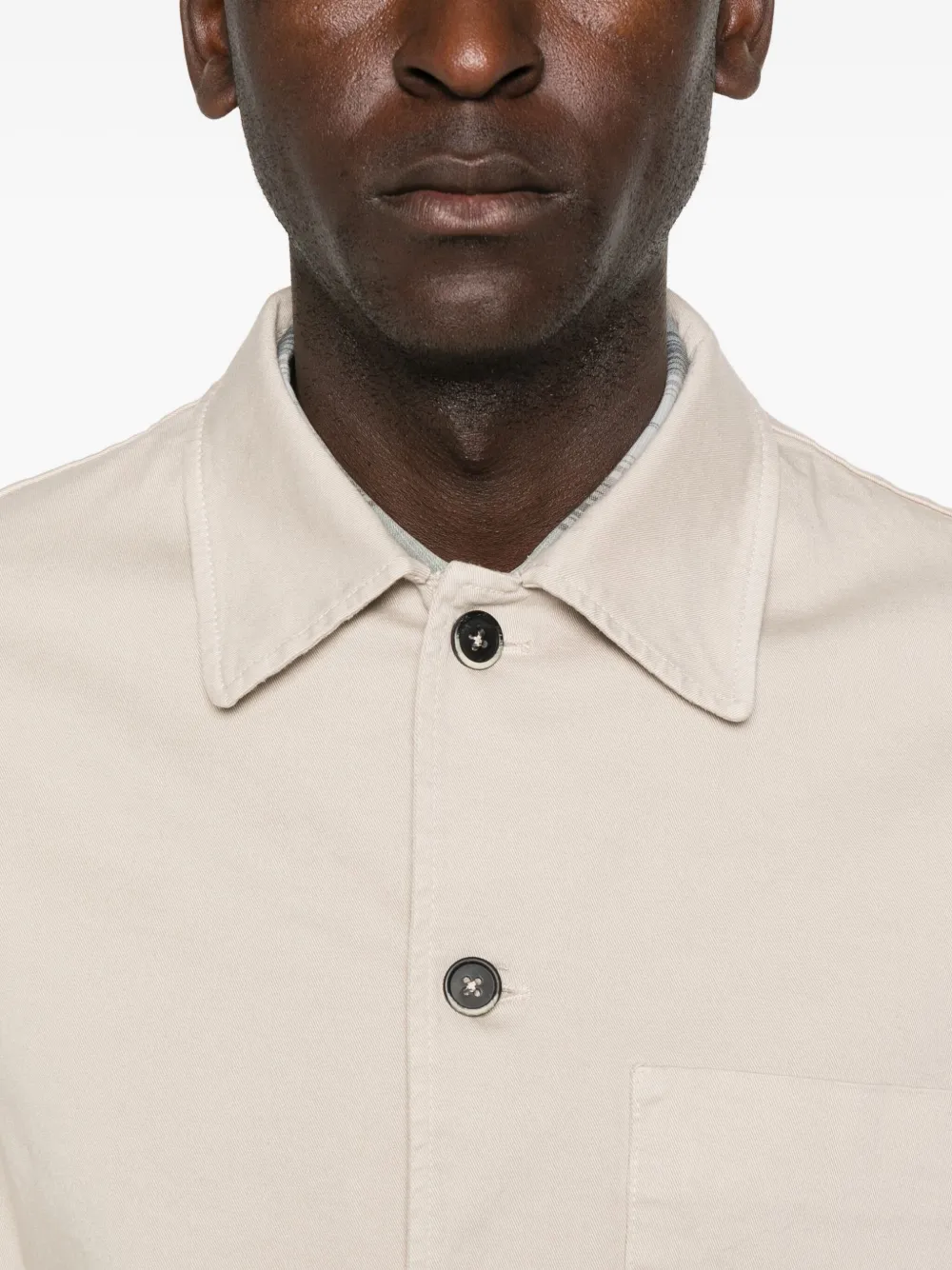 Barena Jack met opgestikte zak Beige