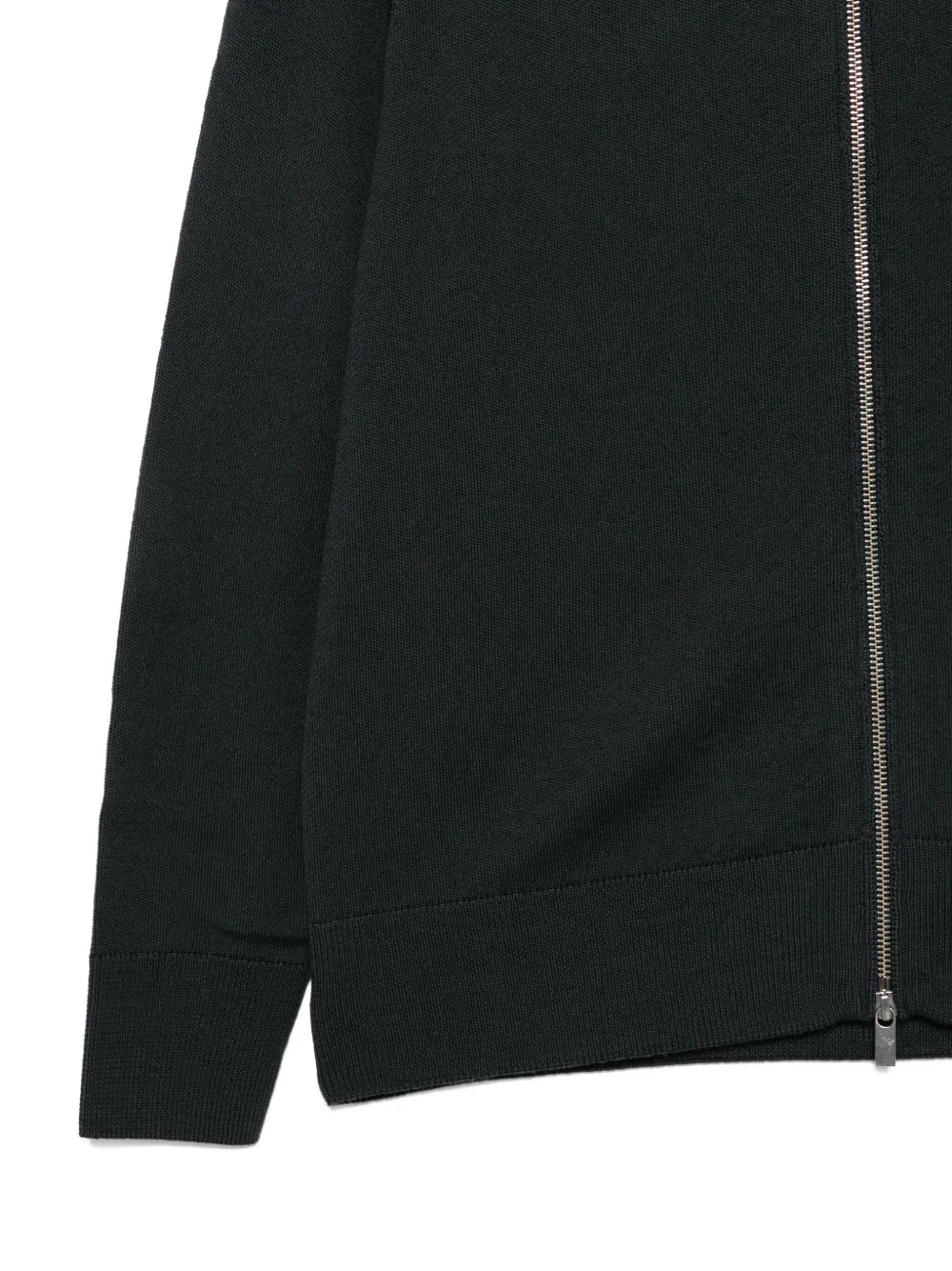 Barena Vest met raglan mouwen en rits Grijs