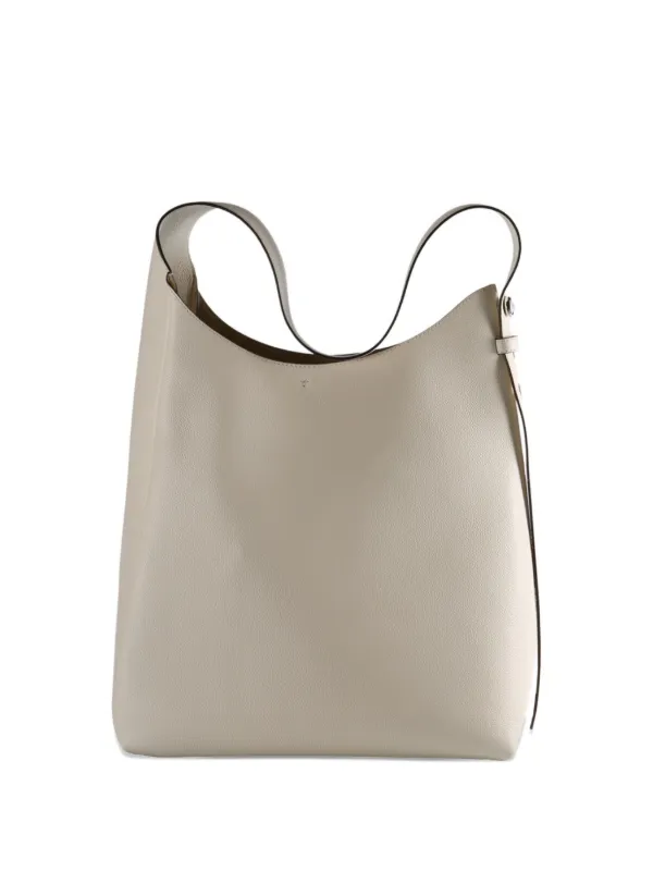 Tory Burch Romy Leather Shoulder Bag in Neutrals