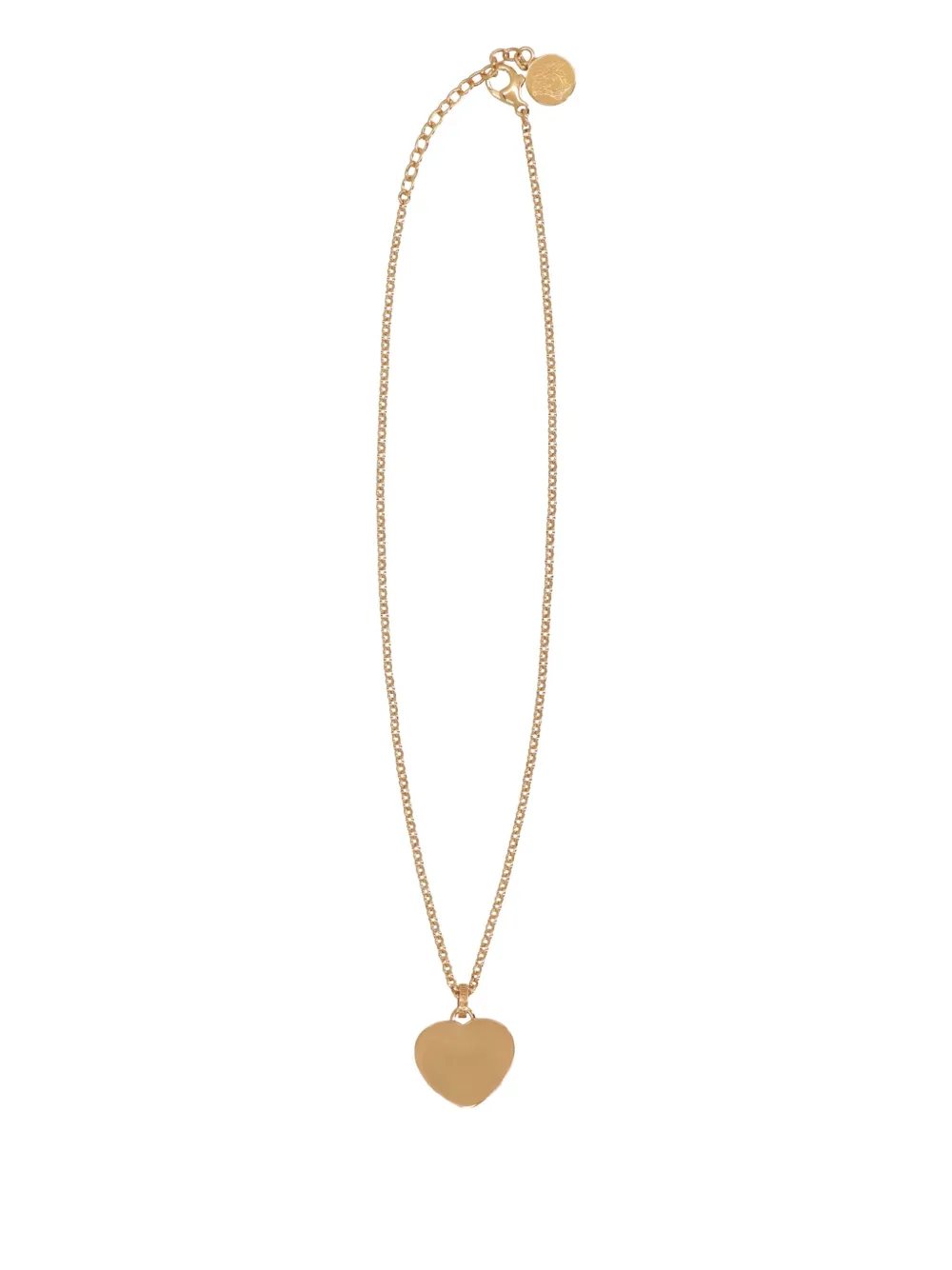 Versace Kids heart-shaped necklace Geel