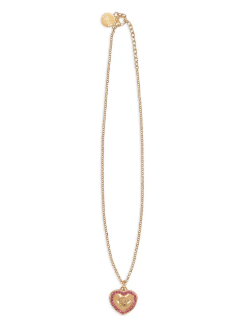 Versace Kids heart-shaped necklace