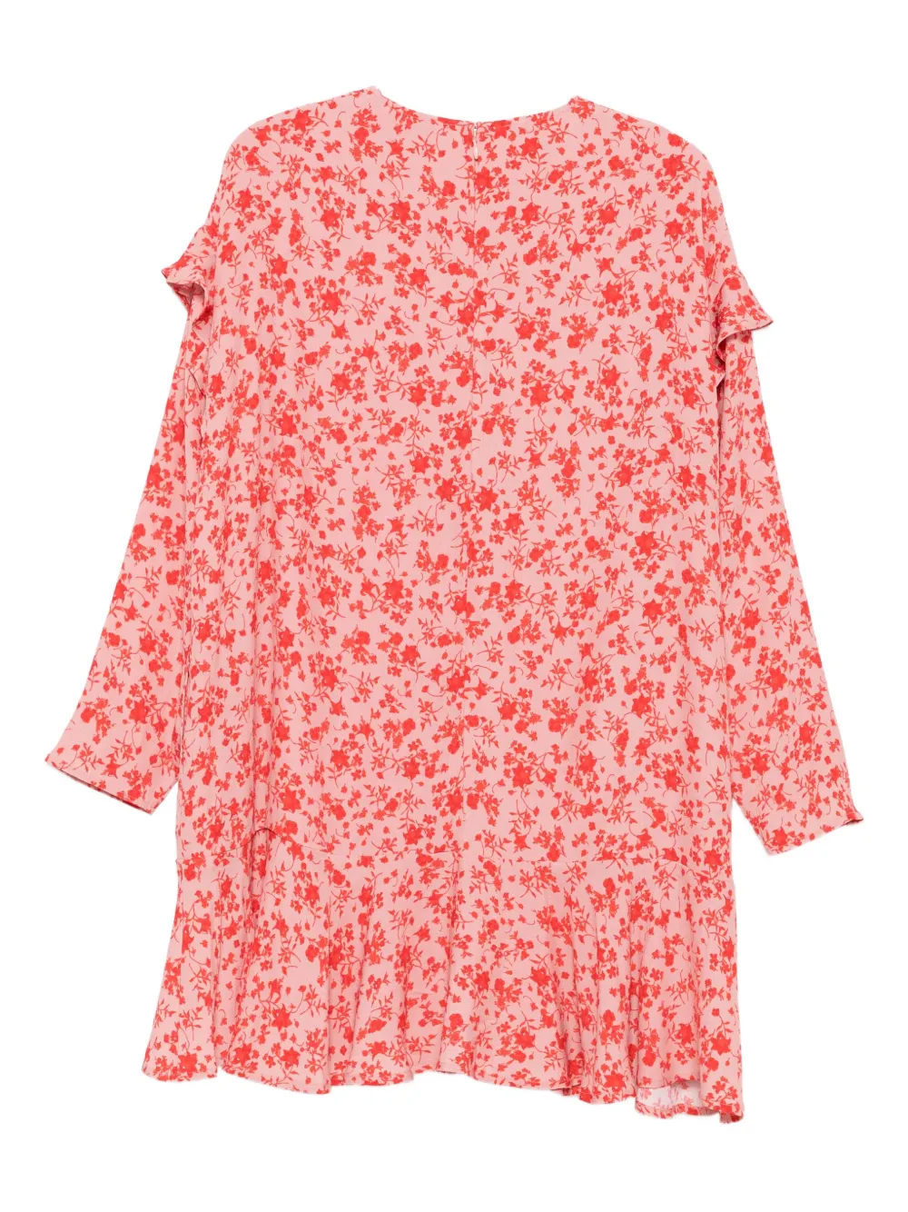 Essentiel Antwerp Mini-jurk met bloemenprint - Roze