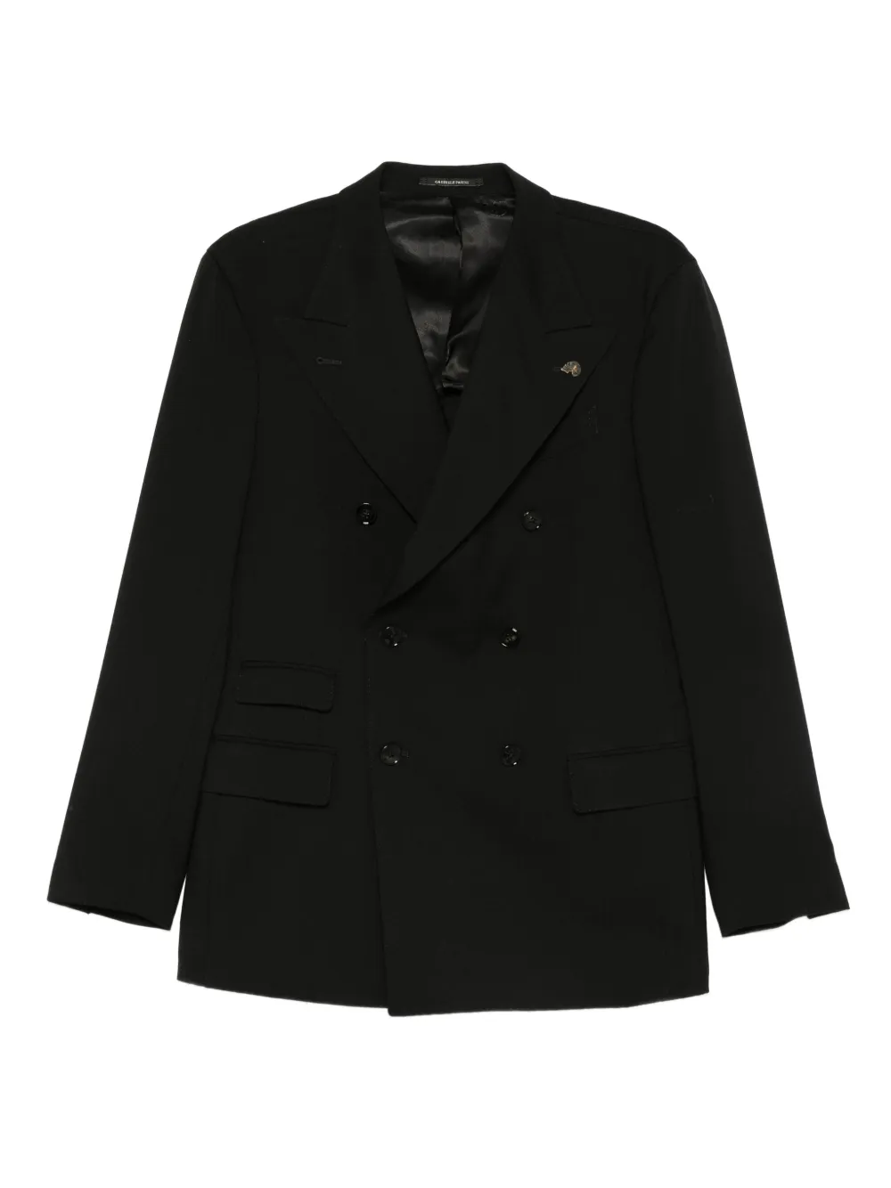 Gabriele Pasini Double-breasted Structured Jacket In Black
