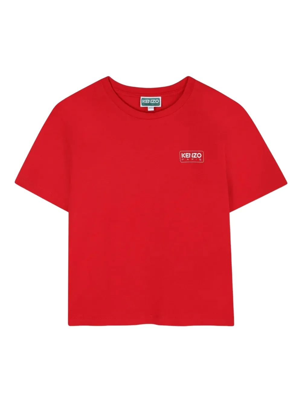 Kenzo Kids crew-neck short-sleeve T-shirt - Rosso