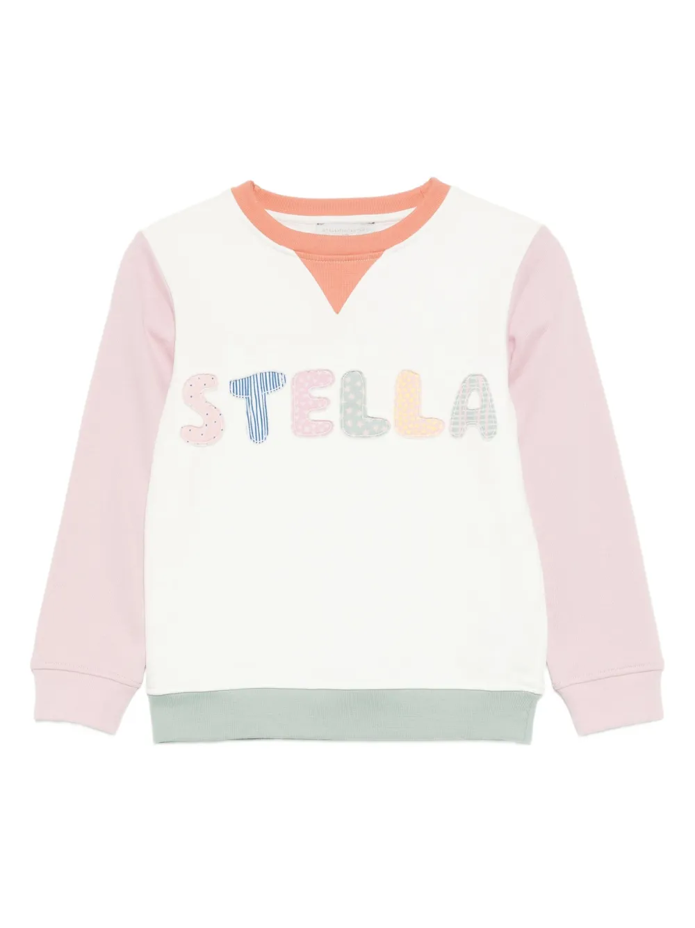 Stella McCartney Kids Sweater met geborduurd logo Wit