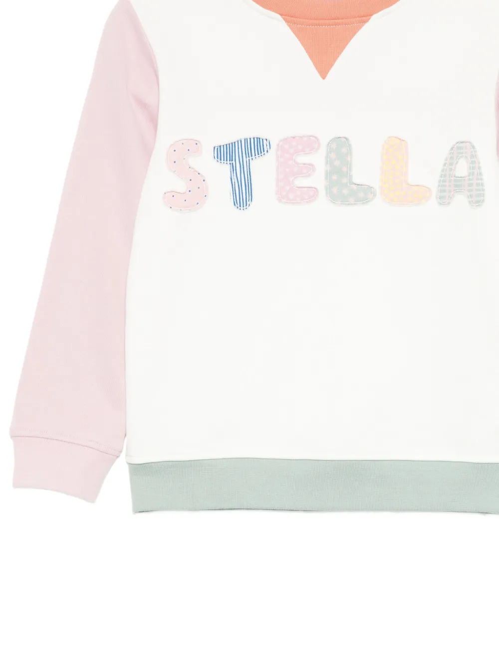 Stella McCartney Kids Sweater met geborduurd logo Wit