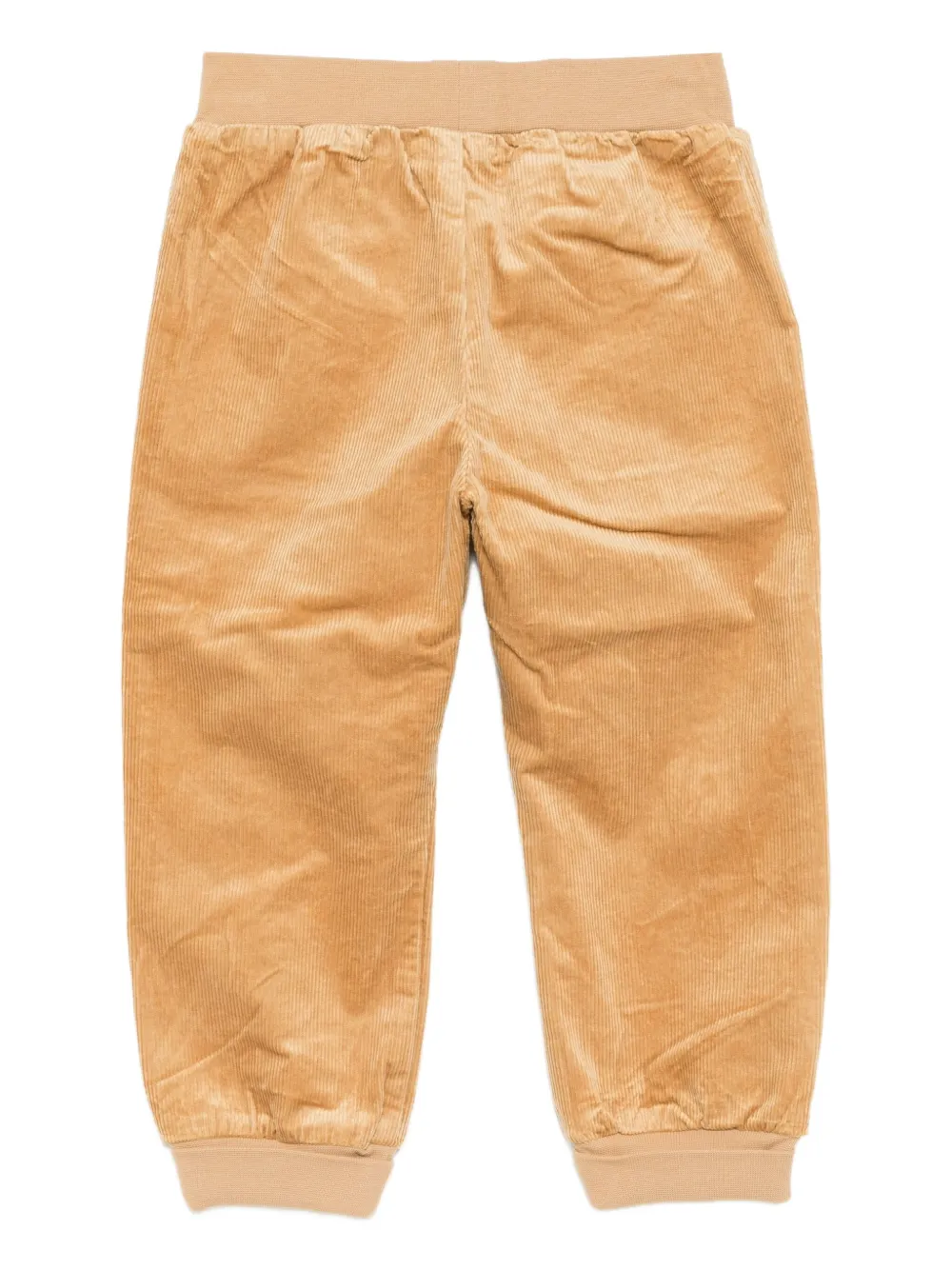 Moschino Kids Broek met beerprint Bruin